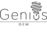 Logo de Genius GEM, l'association d'entrepreneuriat de Grenoble Ecole de Management