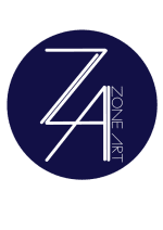 Logo de la Zone Art, l'association le bureau des arts de Grenoble Ecole de Management