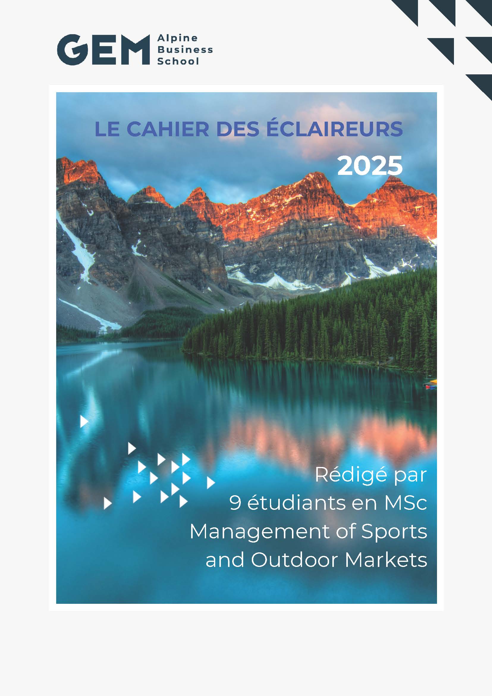 Cahier des éclaireurs 2025