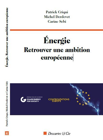 Livre Energie: Retrouver une ambition européenne