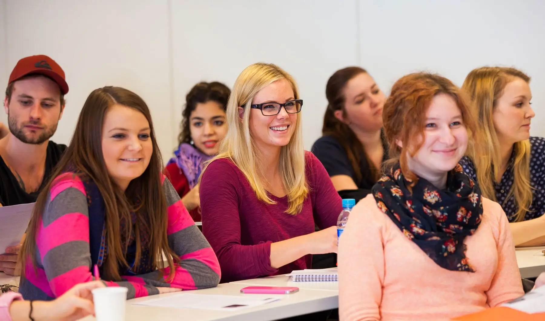 Etudiants en salle de classe