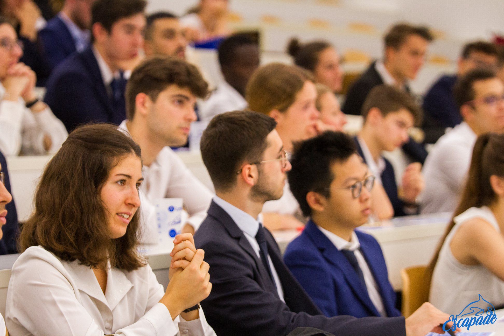 Etudiants durant les concours