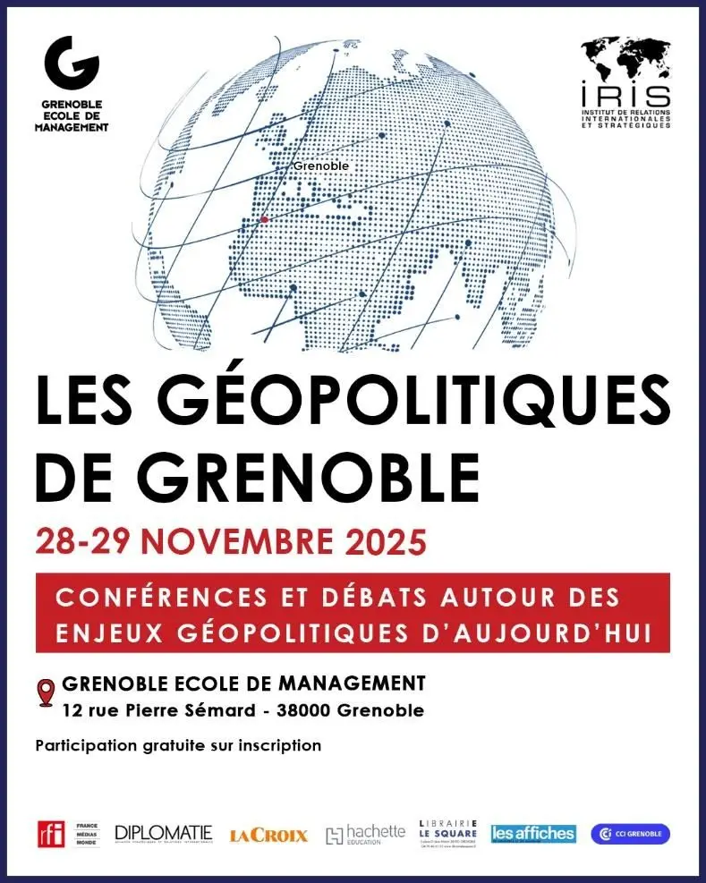 affiche Géopolitiques de Grenoble 2025