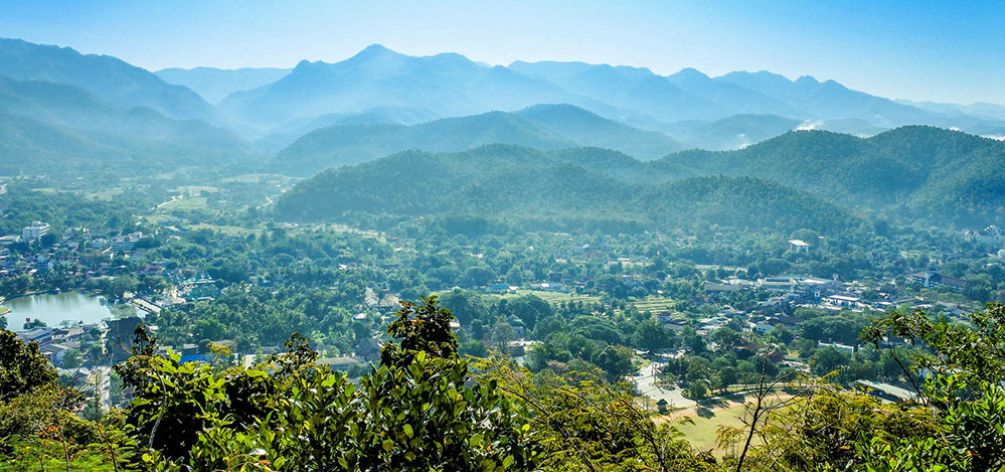 vue paysage montagne campagne